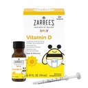 Gocce di vitamina D di Zarbee per bambini, 400IU (10mcg) Supplemento di liquido del bambino e del bambino, neonato e su, siringa del contagocce incluso, 0.47 Fl Oz