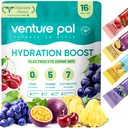 Imballaggio della polvere dell'elettrolita senza zucchero di Venture Pal - Liquid Daily IV miscela di bevanda per l'idratazione rapida e il recupero del partito | 5 vitamine & 7 elettroliti| Keto Friendly | Non OGM | Vegan certificato | 16 Sticks