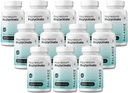 Magnesio Bisglycinate 200mg - Supplemento di Magnesio Chelato ad Alta Assorbimento - Genere su Stomach, Senza Glutine, Supporti Sonno, Crampe Muscoli & Mood Positivo - 120 capsule (Pack of 12)