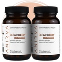 Pillole d'acne 2-Pack con zinco per adulti, Pillola d'acne per l'acne ormonale, Pillole di zinco per il trattamento dell'acne, Probiotici per l'acne, Integratori di zinco per l'acne adulto - Derm chiaro di Anirva con probiotici