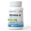 Puregen Labs Senna-S Lassativo vegetale naturale Plus Sgabello Azione doppia - 250 compresse Senna Plus | Rilievo pernottabile delicato della costipazione occasionale