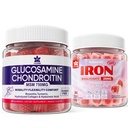 Glucosamina Condroitin Gummies + Supplemento di ferro per le donne