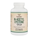 N-Acetyl Cysteine (1,000mg Per Serving 500mg Per Cap, 210 capsule) (Third Party Tested) con Odor Masking Technology per aumentare i livelli di Glutathione di Double Wood