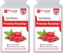 Rosehip Health+ (pacchetto di 2) 5000mg 120 compresse - UK Prodotto GMP Qualità Garantita - Adatto per Vegetariani & Vegani da Prowise Healthcare