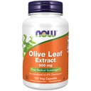NOW Integratori alimentari, Estratto di foglie di oliva 500 mg, Scavenger radicale gratuito*, 120 capsule di veg