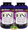 (Pacchetto di 2) Calcio 1000 Milligrammi con 4000 Milligrammi MCHC per Calcium completo massimo Bone di sostegno di medici Nutra Nutraceuticals Plus K1. K2, Magnesio, Vitamina D, Zinco e Altro