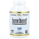 California Gold Nutrition Bone Boost Supplemento, Supporto per Bone Salute, Nutriente Blend con Calcio e Vitamina D, Per vegetariani, Senza glutine, Non OGM, 120 compresse