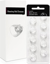 Doppio paraurti da 10mm per Oticon Minifit, Oticon Apparecchi acustici Forniture, Ricambi Accessori Oticon Dom universali per apparecchi acustici Kit di pulizia (10 Pcs)