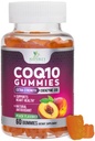 CoQ10 Gummies 100mg - 3X Forza, ad alto assorbimento, supplemento antiossidante per il supporto di salute del cuore e la produzione di energia, Ultra Coenzyme Q10 Vitamine, Coq 10 Supplementi, Non-GMO - 60 CoQ10 Gummies