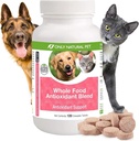 Solo Natural Pet intero cibo Antiossidante tè verde & Berry Antiossidante vitamina supplemento di miscela per i cani, per sostenere un sistema immunitario sano, Combattere il danno radicale libero - 60 Soft Chews