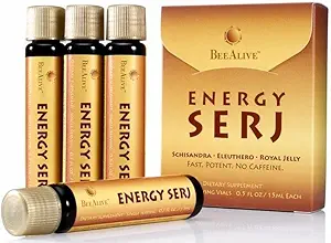 Energy SERJ con Schisandra, Eleuthero e Royal Jelly per No Caffeine Energy Boost