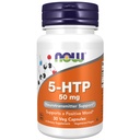 NOW Integratori alimentari, 5-HTP (5-idrossitriptofano) 50 mg, Supporto neurotrasmettitore*, 30 capsule di veg