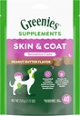 Greenies Sensitive Care Skin e Coat Supplemento per cani con Fish Oil per cani Chicken-Free Formula Dog Supplement, Peanut Butter Flavor, 40-Count Soft Chews