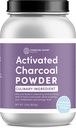 Polvere di carbone attivata di cocco Ultra FINE - Applicazioni culinarie e cosmetiche, Texture di liscio di velluto per Smoothies, Gelati, Pasticcerie, Sapone, Ultra Fine per una finitura morbida, No Grit!