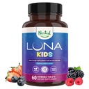 LUNA Kids | #1 Tablets per bambini 4+ e adulti sensibili | Ingredienti a base naturale | 60 x pillole masticabili | Gentle, Integratore a base di erbe con camomilla, melatonina, Valerian & Lemon Balm