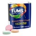 Tavolette TUMS, 8 conte (Pacchetto di 3)