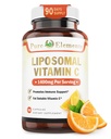 Liposomal vitamina C Integratore alimentare, Capsule Non OGM, Soy Free, Gluten Free