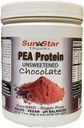 Pea Protein Powder - Non zuccherato - Cioccolato con cacao in polvere & Vanilla Bean - Soy Free, Non OGM 17.6 oz