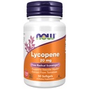 NOW Integratori, Licopene 20 mg con Estratto naturale da Pomodori, Free Radical Scavenger*, 50 Softgels