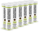 Bevanda elettrolitica di precisione - Compresse di idratazione multiforza - Calorie basse, senza glutine, Vegan/Vegetarian Friendly (12 tubi, 250mg/L - Tubo verde)