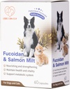 Integratore di supporto per cani e gatti - Fucoidan & Salmon Milt/Immune System Boost Rivitalizzare e rafforzare - Nourish per una salute ottimale e vigore - 60 capsule