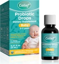 Colief Probiotic Drops Baby | 1,1 miliardi di culture dal vivo | Lactobacillus Rhamnosus & Bifidobacterium Infantis | Adatto dalla nascita | Batteria amichevole scientificamente provata | 0.27 Fl Oz