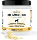 Biotici stellari per gli animali domestici - Max Immune ForteTM per i cani (Powered by del-Immune V) - Fornisce il supporto immunitario completo | Migliora la digestione | promuove e mantiene il benessere del cane