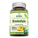 Herbal Secrets Bromelain Supplemento 500 Mg Tablets Supplemento | Non OGM | Gluten Free | Made in USA (240 Count)