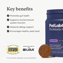 PetLab Co. - Gut & Ear Health Bundle: Probiotics for Dogs, Support Gut Health & Seasonal Allergies, & Ear Cleaner for Dogs, Supporting Yeast & Healthy Ear Canals - Facile da usare Formule
