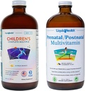 LIQUIDHEALTH Children's Complete Multivitamin & Women's Prenatal/Postnatal Liquid Multivitamin for Before, Durante e Dopo la Gravidanza - Supporto Immune, Salute e Benessere per Moms & Kids - Made in USA
