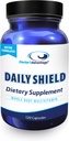 Medico vantaggio giornaliero scudo multivitaminico con Estratto di tè verde & Bilberry | 120 non OGM supplemento antiossidante per combattere il danno radicale gratuito & supporto Immune System