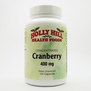 Holly Hill Health Foods, Cran-Max concentrato Cranberry 400 MG, 120 capsule