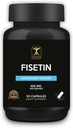 Klever Lifestyle | Fisetin | Bioflavonoide | Integratore antiossidante, Effetti antiinvecchiamento, Salute della pelle, Vantaggi metabolici | 30 capsule | 100mg per Serving