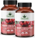 Integratore di Circolazione Sangue 600mg - 300 Capsule - con Hawthorne, Ginger, Cavallo Chestnut, Butchers Broom, Cayenne, Diosmin