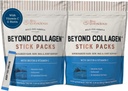 Consapevole al di là del collagene Peptides polvere Packets non aromaed-Hydrolyzed Collagen Powder-Hair Skin Nail & Joint Support- Multi Tipo Collagen Integratori per Donna & Men 30 Pack (2pk)