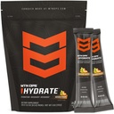 MTN OPS Hydrate Electrolytes Polvere Bere Mix, 20 singolo Servire on-The-Go Electrolyte Packs con oltre 1000 mg di elettroliti per la Serving, Mango Peach