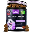 Vitamine di cane 15 in 1 - Cuciture Multivitaminiche per cani con MSM per Hip & Joint Health - Supplemento per cani per la pelle di prurito - Multivitamina per cani Supporto immunitario con enzimi - Skin & Coat, supporto per la mobilità