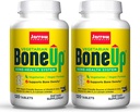 Jarrow Formulas BoneUp Vegetariano - 120 Compresse, Confezione da 2 - Integratore Vegetariano/Vegan per la Salute Bone - Vegan-Friendly Fonti di Vitamina D3, Vitamina K2 (come MK-7) & Calcium - 120 Total Servings