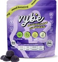 Vybe Daily Nootropic Gummies – 8-in-1 Mushroom & Adaptogen Brain Supplemento per Focus, Energy e Mood con Lion's Mane, Cordyceps, Reishi, Chaga, Ashwagandha (Blueberry, 60-Count)
