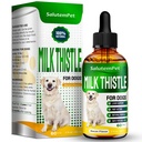Thistle di latte per cani | Supplemento di fegato di cane per tutte le età e le razze | Qui è solo composizione erbe | + Attraente e Super Yummy Bacon Flavor | 2 Oz