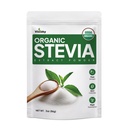 Viccoky Organic Stevia Powder 3oz (86g), Pure Stevia Extract Powder, Sugar-Free & 0 Calories, Nessun Additivo, Sostituto di zucchero, Dolore naturale