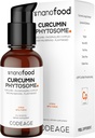 Codeage Liposomal Curcumin Phytosome Liquid Supplemento, curcumina curcuma curcuma Vegan Liquid Drops, curcuma a base vegetale Longa Dropper, Curcumina, Sunflower Phospholipid, Sugar-Free, Citrus Flavor, 2 fl oz