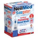 NeilMed Sinugator Kit di lavaggio nasale senza cordone con un irrigatore, 30 Packet Premixed e 3 batterie AA (Pack of 1)