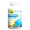 Olio Pelagico Omega-3 Sea-Harvested Pelagic per la salute del cuore, occhi e supporto comune - 1200mg, 90-Day Alimentazione - acidi grassi EPA DHA ad alta potenza - Olio di pesce di acciuga di limone - 90 Softgels