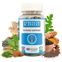 Forza & spezie - supporto tiroideo, supplemento di iodio con radice di maca, kelp di mare, noci di Brasile e Ashwagandha, 60 capsule