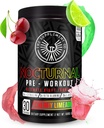 Nocturnal Pre Workout - No Caffeine Night Time Preworkout per gli uomini e le donne per l'alta energia e pompe di massa - Cherry Limeade, 30 Serve