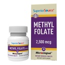 Sorgente superiore Methyl Folate 2.500 mcg - Folate Supplemento per le donne e gli uomini - Integratore di Folato metilato Supporta il sistema nervoso sano e le cellule del sangue rosso - 30 compresse dissolving sublinguali