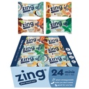 Zing Kids Protein Bars Variety Pack, Gluten Free 100 Calorie Mini Bars with High Protein, Vegan Nutrition Bars, Dairy Free Plant Based Protein - 24 conteggio
