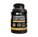 PURE ORIGINAL INGREDIENTI Curcumina erboristica (365 capsule) No Filler di Magnesio o Riso, Sempre Pure, Lab verificato