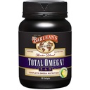 Barlean's Total Omega 3 6 9 Softgels, Integratore di olio di pesce misto con Borage e olio di semi di lino, 1.000 mg Omegas ALA, EPA, DHA e GLA per Integratori di sostegno congiunti e salute del cuore, 90 Conte